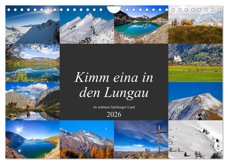 Produktbild: Kimm eina in den Lungau (Wandkalender 2026 DIN A4 quer), CALVENDO Monatskalender