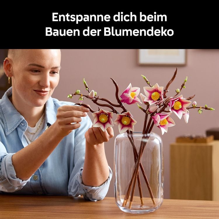 Produktbild: LEGO Botanicals 11510 Magnolienzweige, Deko Kunstpflanze zum Bauen