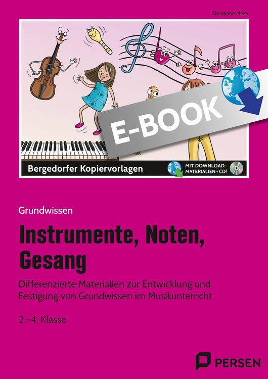 Produktbild: Instrumente, Noten, Gesang