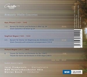 Produktbild: Cizmarovic/Bosch/WDR Rundfunkorchester K&ouml;ln: Violinkonzerte