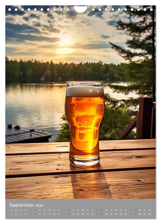 Produktbild: Beer (Wall Calendar 2026 DIN A4 portrait), CALVENDO 12 Month Wall Calendar