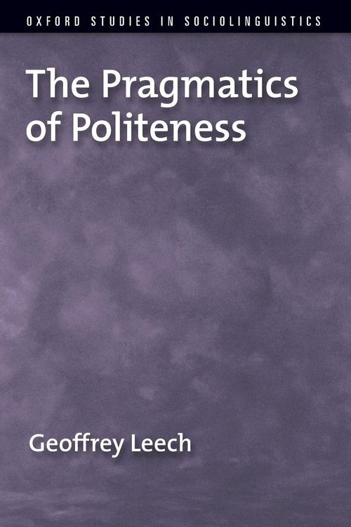 Produktbild: The Pragmatics of Politeness