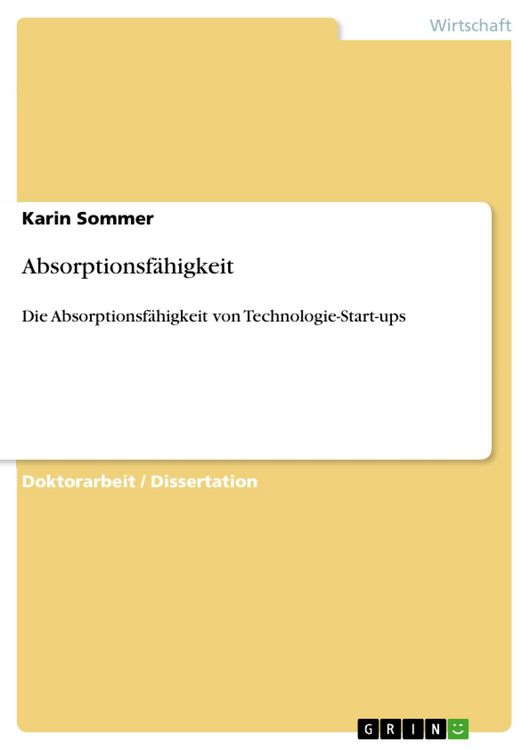 Produktbild: Absorptionsf&auml;higkeit
