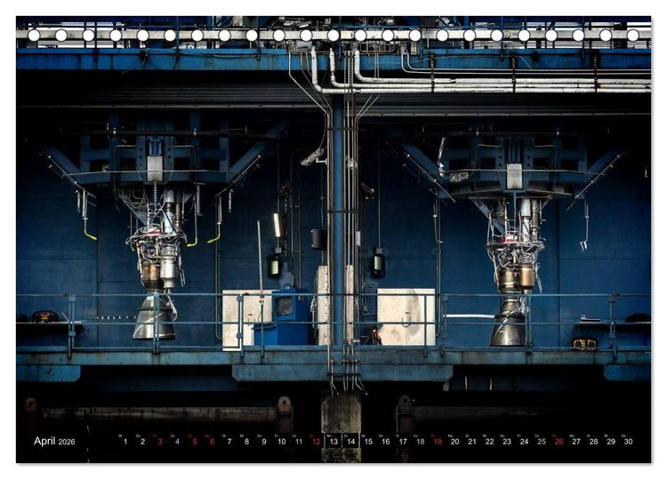Produktbild: Space Shuttle. Impressionen aus der Raumfahrt (Tischkalender 2026 DIN A5 quer), CALVENDO Monatskalender