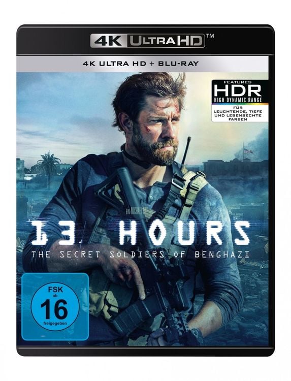 Produktbild: 13 Hours: The Secret Soldiers of Benghazi (4K Ultra HD) (+ Blu-ray 2D)