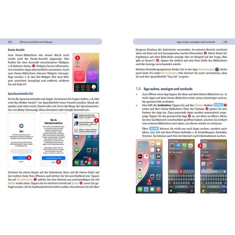 Produktbild: Apple iPhone mit iOS 18 - Das Buch f&uuml;r Einsteiger ohne Vorkenntnisse