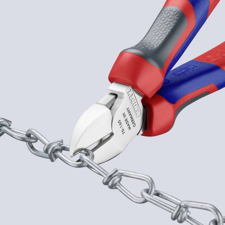 Produktbild: Knipex 70 05 160 Werkstatt Seitenschneider mit Facette 160mm