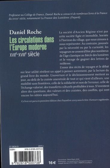 Produktbild: Les Circulations Dans l'Europe Moderne ; Xviie-Xviiie Siecle