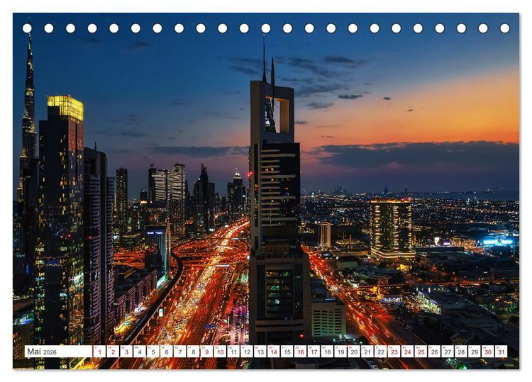 Produktbild: Dubai - Das achte Weltwunder (Tischkalender 2026 DIN A5 quer), CALVENDO Monatskalender