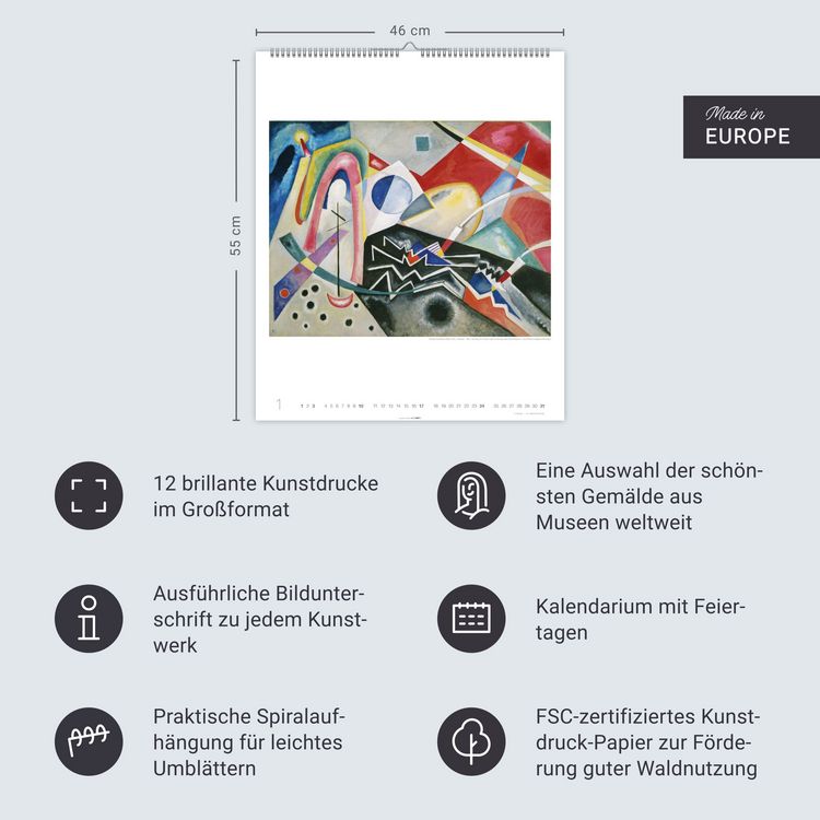 Produktbild: Wassily Kandinsky Edition Kalender 2027