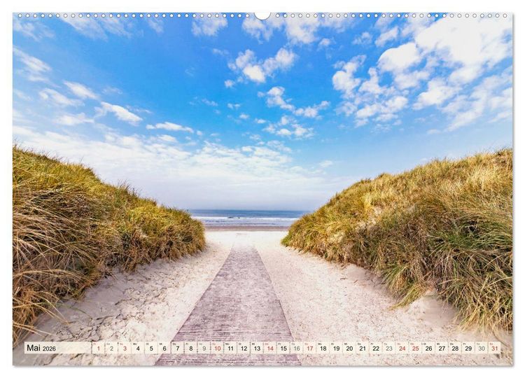 Produktbild: NORDERNEY Bezaubernde Nordseeinsel (Wandkalender 2026 DIN A2 quer), CALVENDO Monatskalender