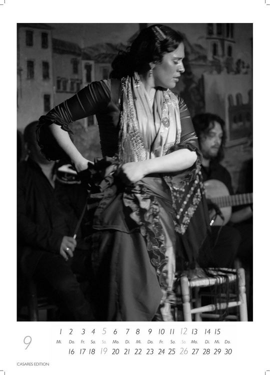 Produktbild: Flamenco schwarz-weiss Kalender 2027 &ndash; Wandkalender | Fotokalender | Tanzkalender| Spanien 42x59cm &ndash; . mit eindrucksvollen Flamenco-Fotos, Tanz & Musik &ndash; F&uuml;r Fans spanischer Kultur & Andalusien.