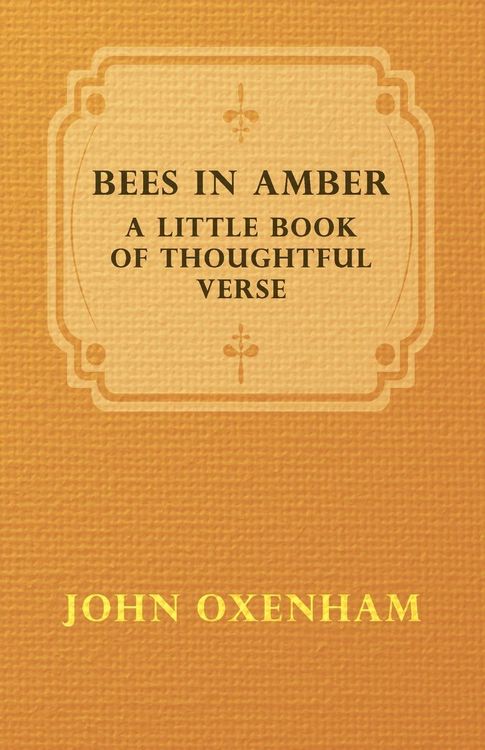 Produktbild: Bees in Amber - A Little Book of Thoughtful Verse