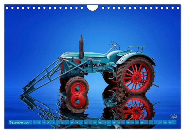 Produktbild: Traktor - Oldtimer (Wandkalender 2026 DIN A4 quer), CALVENDO Monatskalender