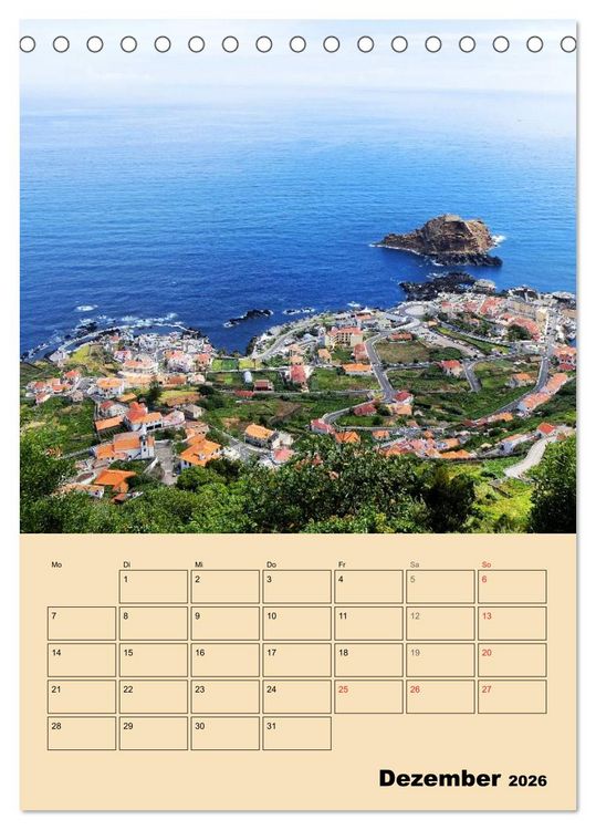 Produktbild: Abenteuer Madeira (Tischkalender 2026 DIN A5 hoch), CALVENDO Monatskalender