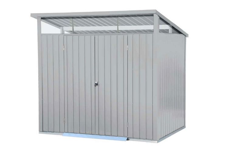 Produktbild: Metall Ger&auml;tehaus 249x231 Gartenhaus Fl&uuml;gelt&uuml;r
