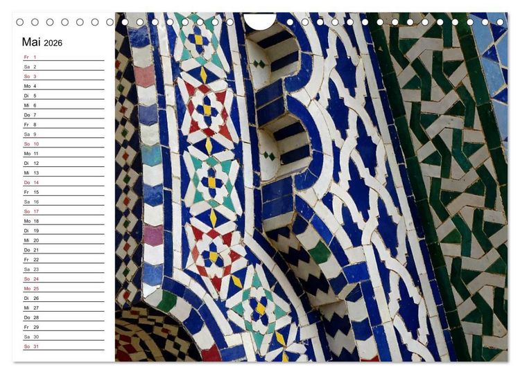 Produktbild: Marokko in Farbe (Wandkalender 2026 DIN A4 quer), CALVENDO Monatskalender