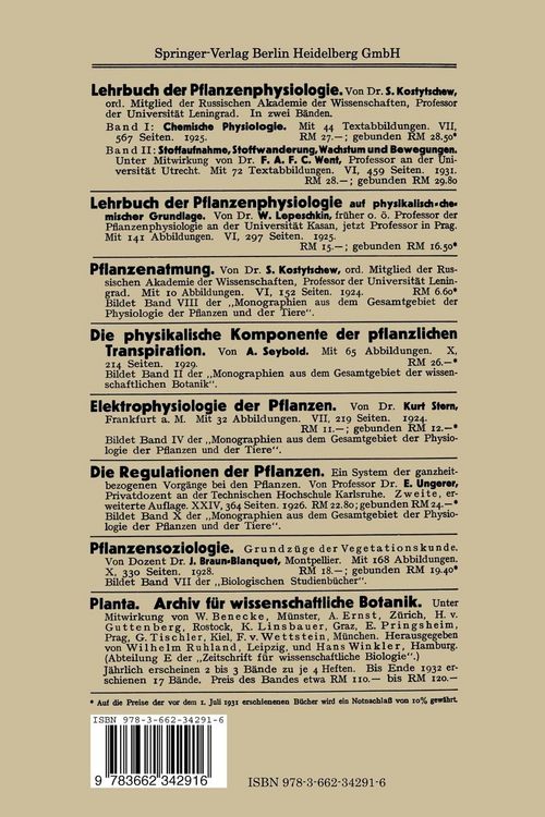 Produktbild: Fortschritte der Botanik