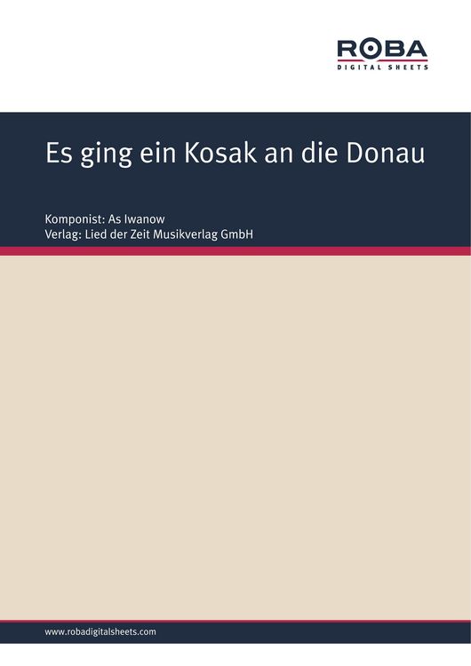 Produktbild: Es ging ein Kosak an die Donau