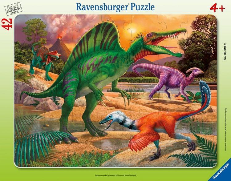 Produktbild: Rahmenpuzzle Ravensburger Spinosaurus 42 Teile