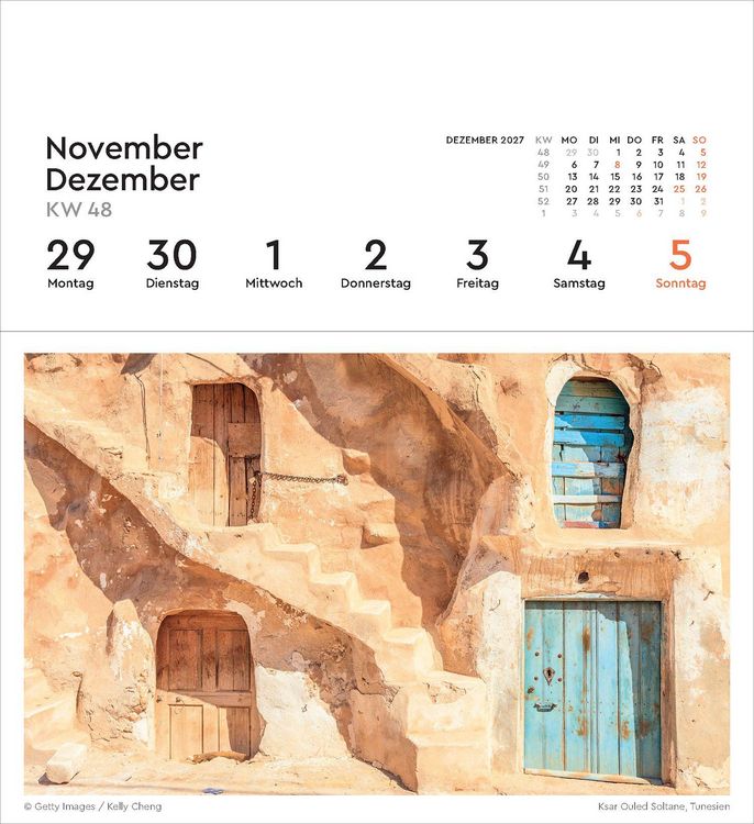 Produktbild: T&uuml;ren - KUNTH Postkartenkalender 2027
