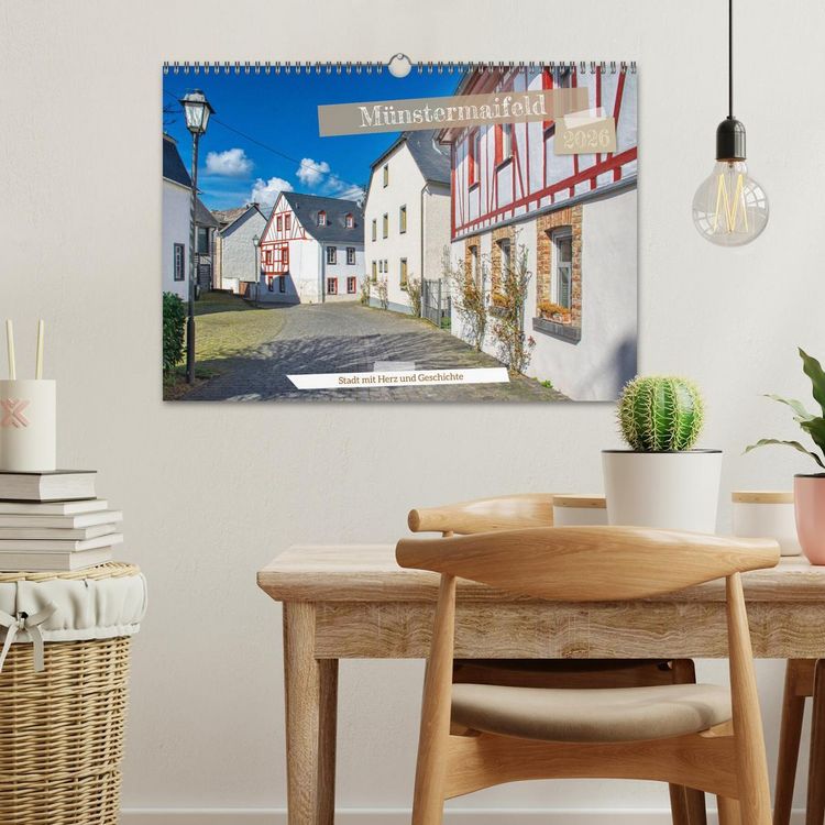 Produktbild: M&uuml;nstermaifeld - Stadt mit Herz und Geschichte (Wandkalender 2026 DIN A3 quer), CALVENDO Monatskalender