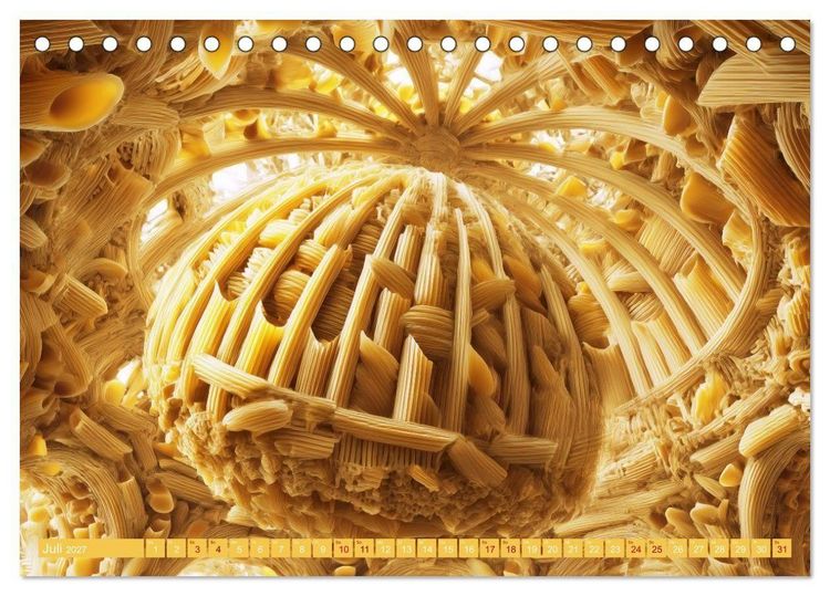 Produktbild: Pasta Fantastica. Surreale Nudeltr&auml;ume (Tischkalender 2027 DIN A5 quer), CALVENDO Monatskalender
