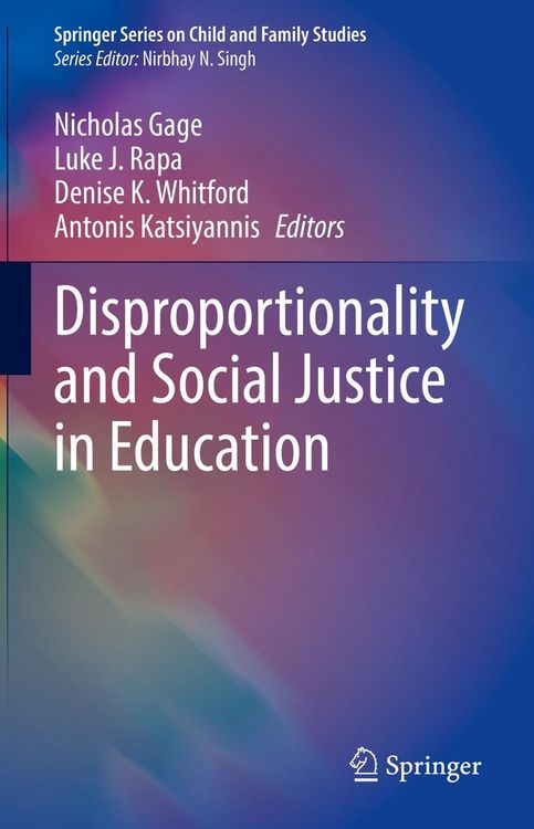 Produktbild: Disproportionality and Social Justice in Education