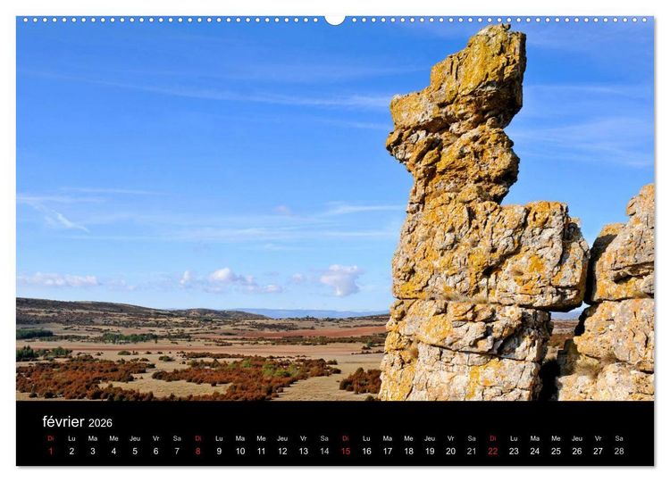 Produktbild: Couleurs Aveyron (Calendrier mural 2026 DIN A2 vertical) calendrier de bureau