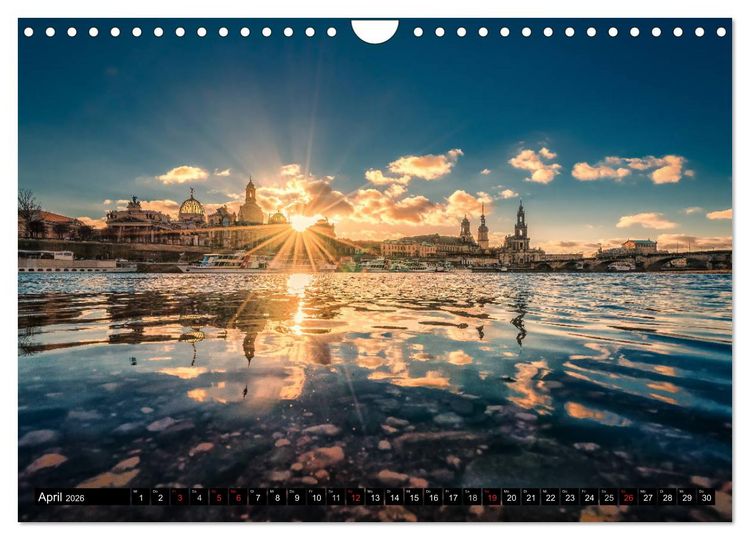 Produktbild: Barockperle Dresden (Wandkalender 2026 DIN A4 quer), CALVENDO Monatskalender