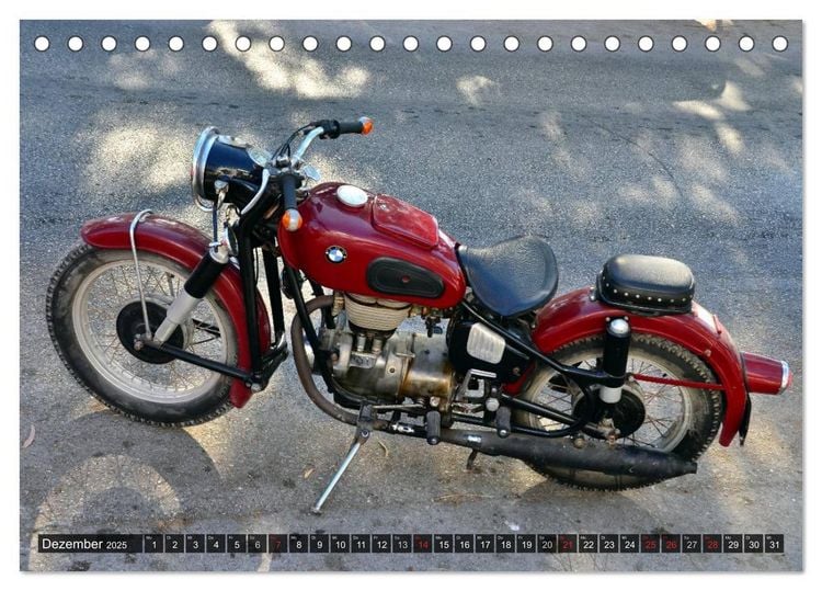 Produktbild: BMW R26 (Tischkalender 2025 DIN A5 quer), CALVENDO Monatskalender