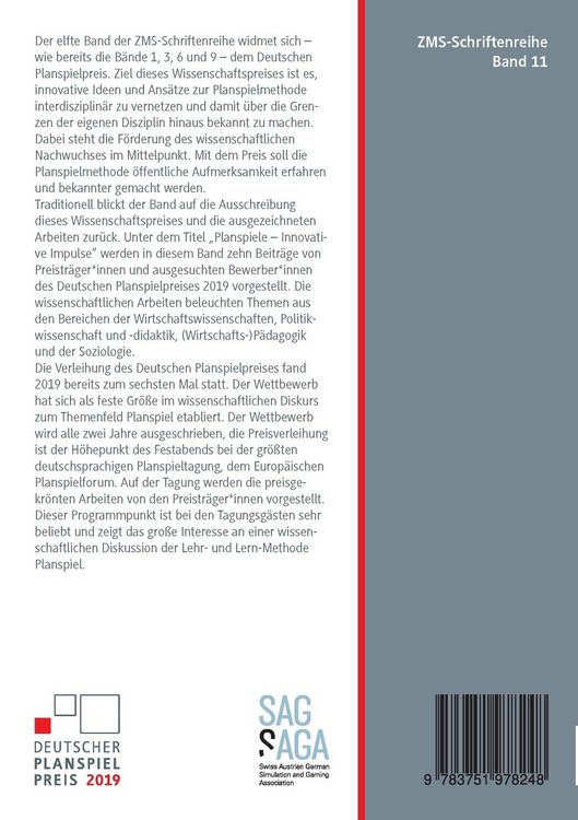 Produktbild: Planspiele - Innovative Impulse