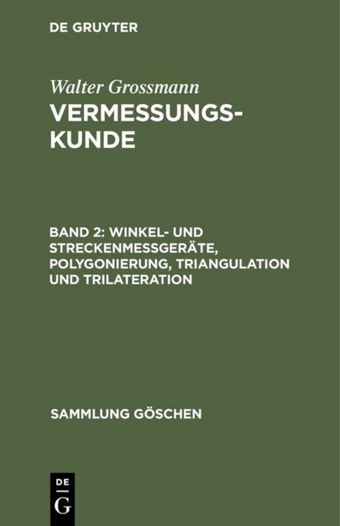 Produktbild: Winkel- und Streckenme&szlig;ger&auml;te, Polygonierung, Triangulation und Trilateration
