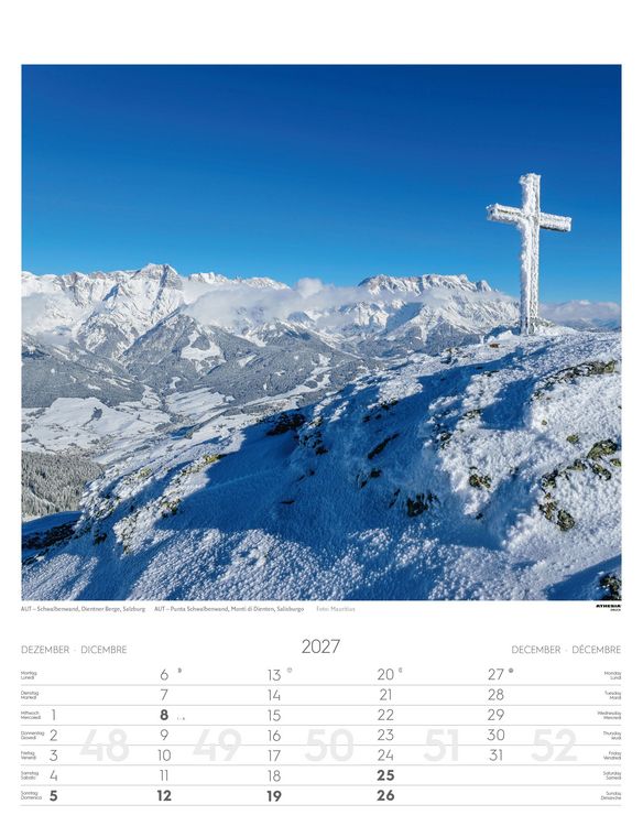 Produktbild: Alpen Kalender 2027