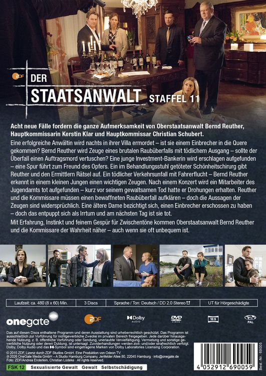 Produktbild: Der Staatsanwalt Staffel 11 [3 DVDs]