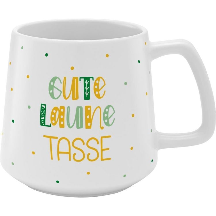 Produktbild: GRUSS & CO Tasse konisch "Gute Laune Tasse"