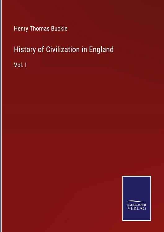 Produktbild: History of Civilization in England