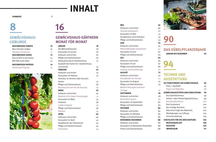 Produktbild: G&auml;rtnern im Gew&auml;chshaus Monat f&uuml;r Monat