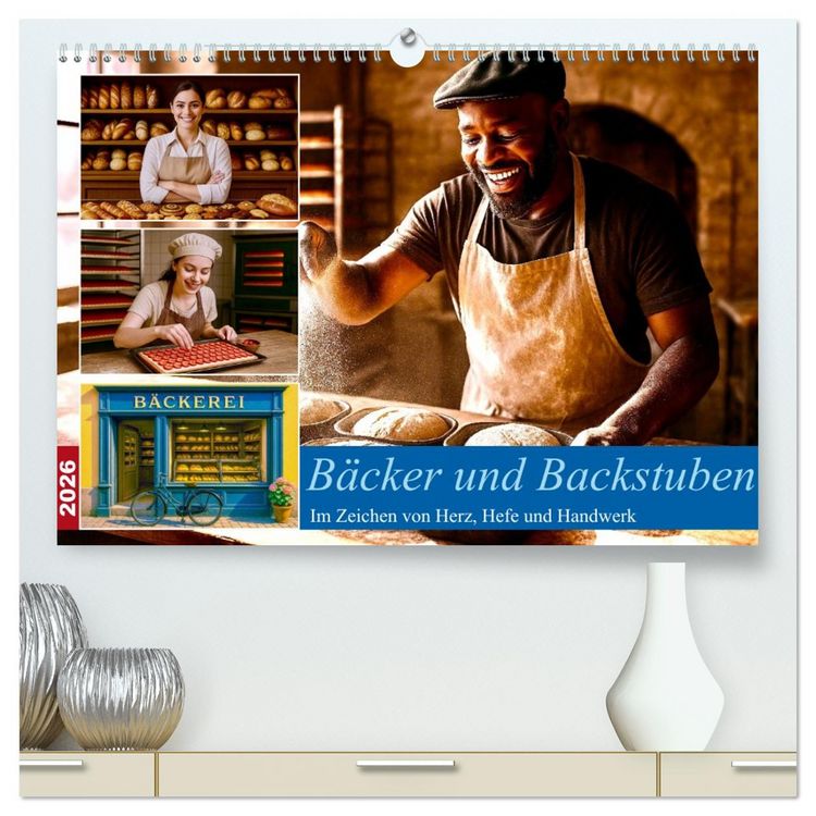Produktbild: B&auml;cker und Backstuben (hochwertiger Premium Wandkalender 2026 DIN A2 quer), Kunstdruck in Hochglanz