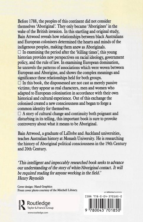 Produktbild: The Making of the Aborigines