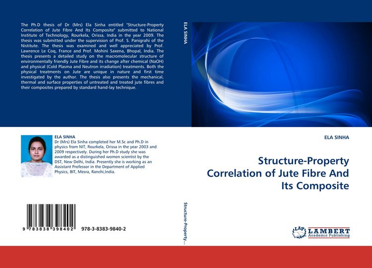 Produktbild: Structure-Property Correlation of Jute Fibre And Its Composite
