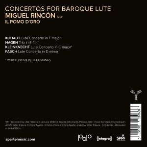 Produktbild: Concertos for Baroque Lute (Fasch,Hagen,Kohaut,