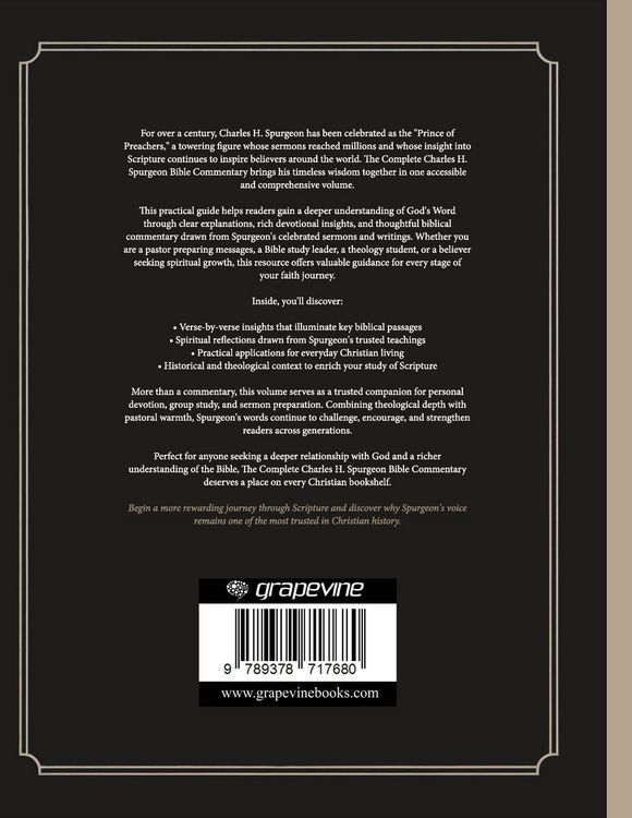 Produktbild: The Complete Charles H. Spurgeon Bible Commentary