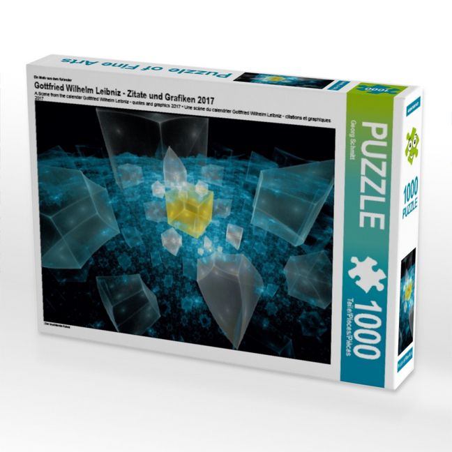 Produktbild: CALVENDO Puzzle Ein Motiv aus dem Kalender Gottfried Wilhelm Leibniz - Zitate und Grafiken 2017 | 1000 Teile Lege-Gr&ouml;&szlig;e 64x48cm Foto-Puzzle f&uuml;r gl&uuml;ckliche Stunden