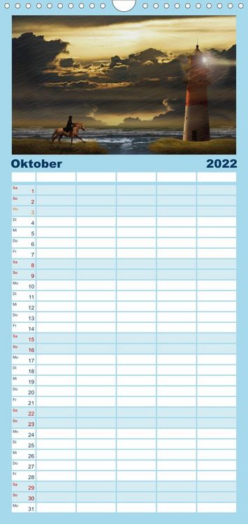 Produktbild: Familienplaner Mystische und romantische M&auml;rchenwelt Mausopardia (Wandkalender 2022 , 21 cm x 45 cm, hoch)