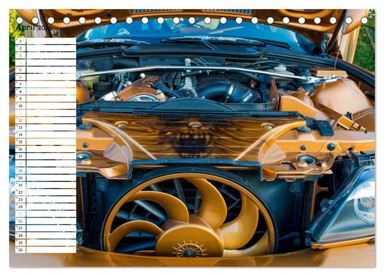 Produktbild: Tuning Power (Tischkalender 2026 DIN A5 quer), CALVENDO Monatskalender