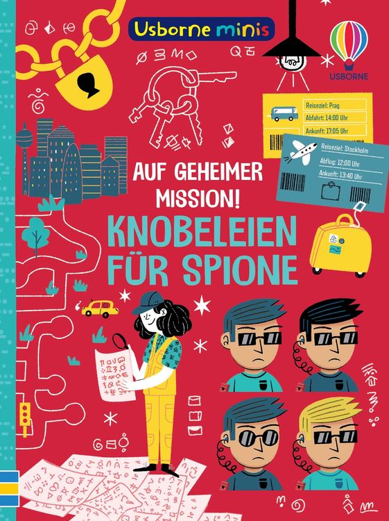 Bild vom Artikel Usborne Minis: Auf geheimer Mission! Knobeleien für Spione vom Autor 