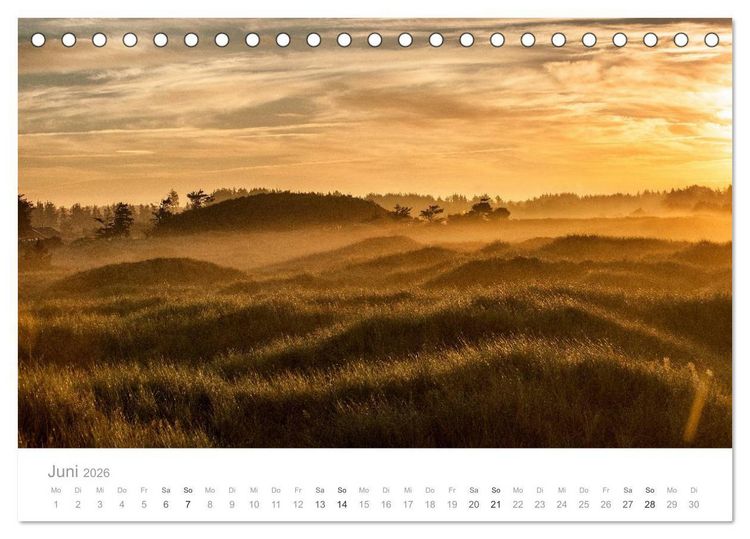 Produktbild: Traumziel D&auml;nemark (Tischkalender 2026 DIN A5 quer), CALVENDO Monatskalender