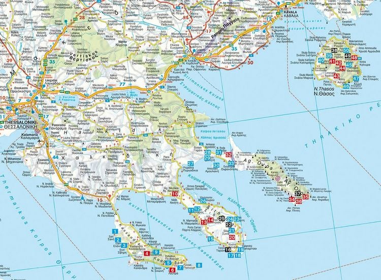 Produktbild: ROTHER Wanderf&uuml;hrer Chalkidiki - Thassos