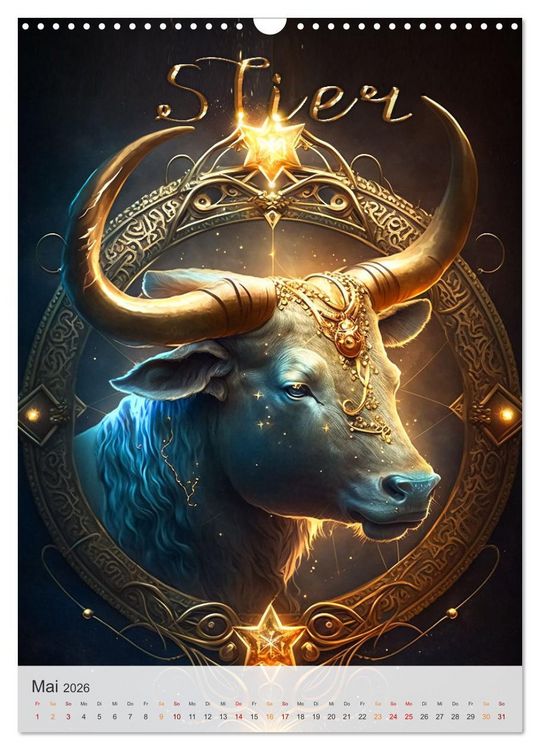 Produktbild: Fantasievolle Sternzeichen (Wandkalender 2026 DIN A3 hoch), CALVENDO Monatskalender